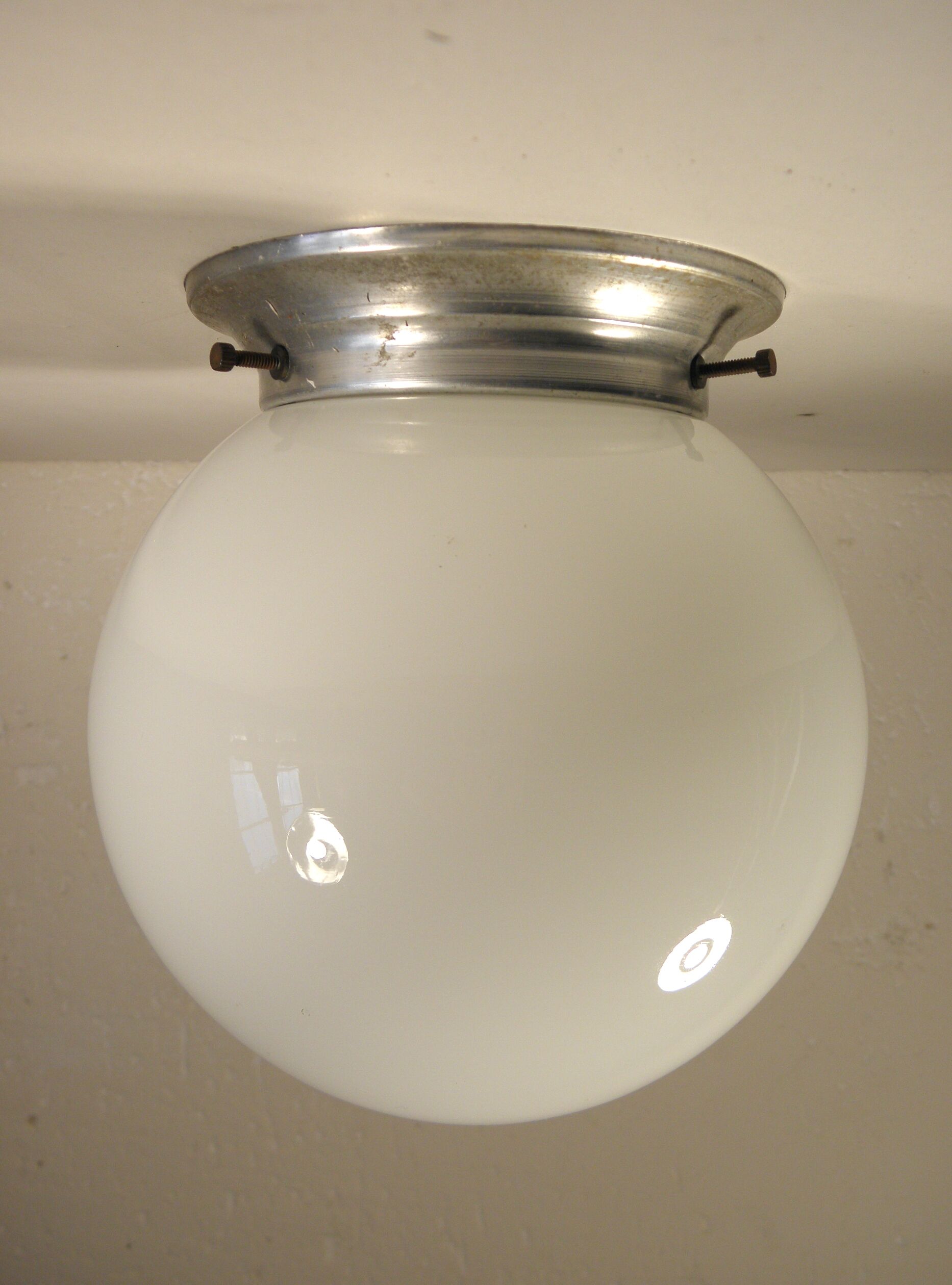 Ceiling lamp opaline globe 15 cm