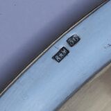 Set of 2 silver trays