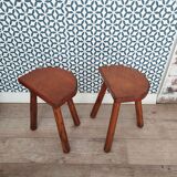 Two tripod stools