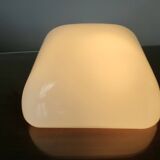 White opaline ceiling light, 60s 70s