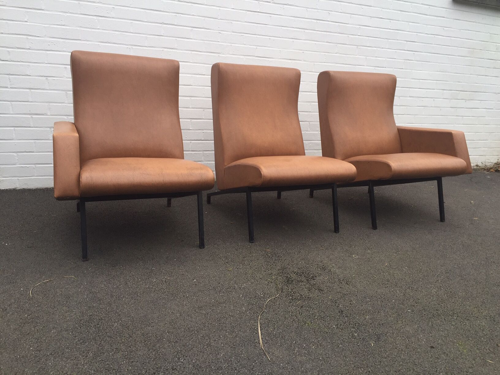 Set armchairs, model sofa "Miami" by Pierre Guariche for Meurop, 1950