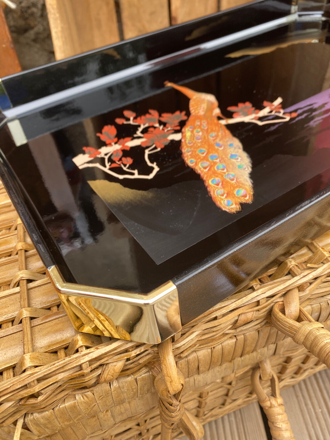 Japanese lacquer tray