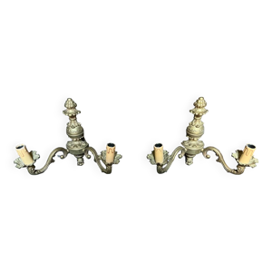 paire d’appliques  - bronze