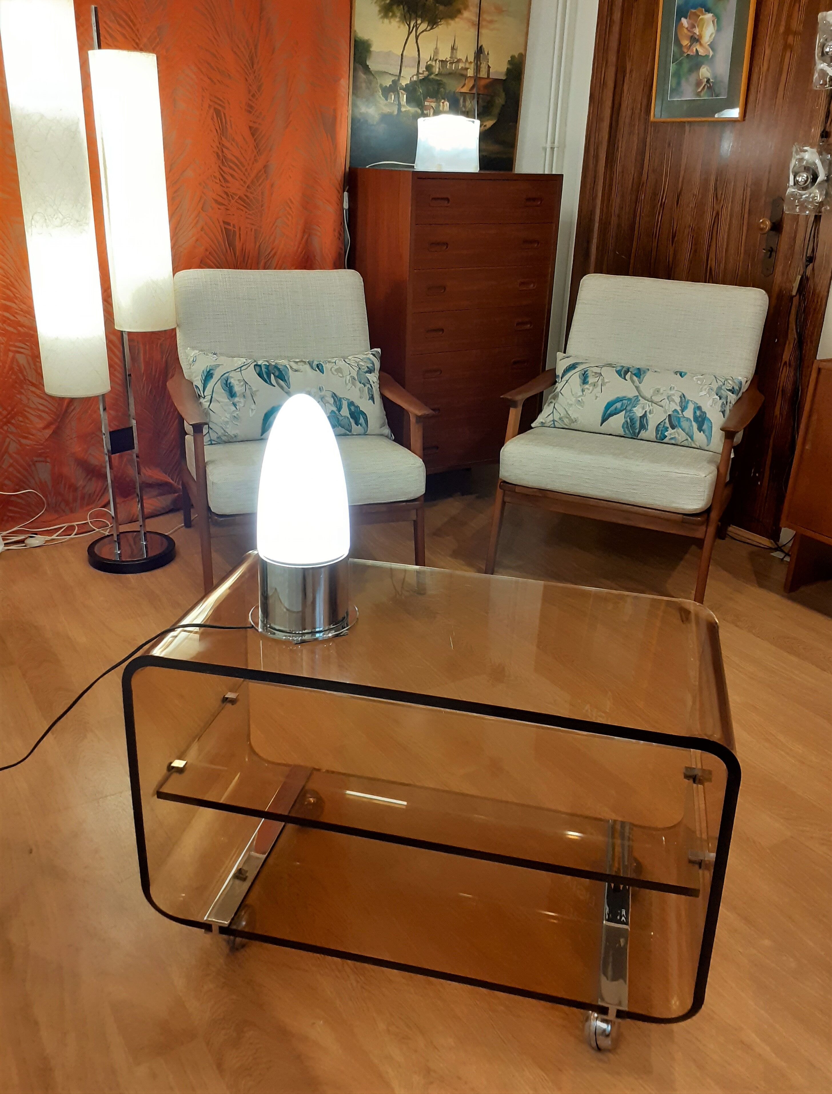 Coffee table desserte seventies