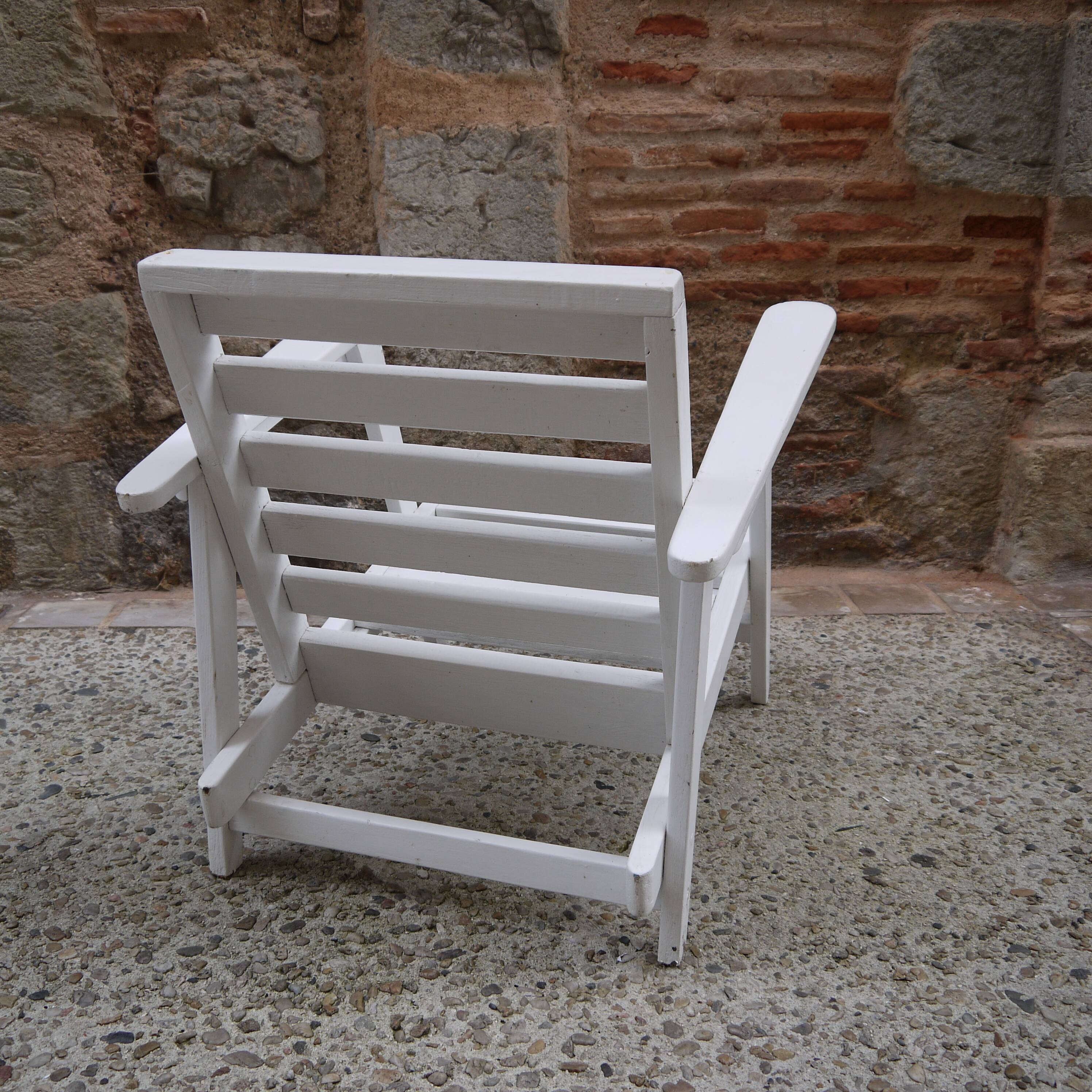 Wooden garden chair