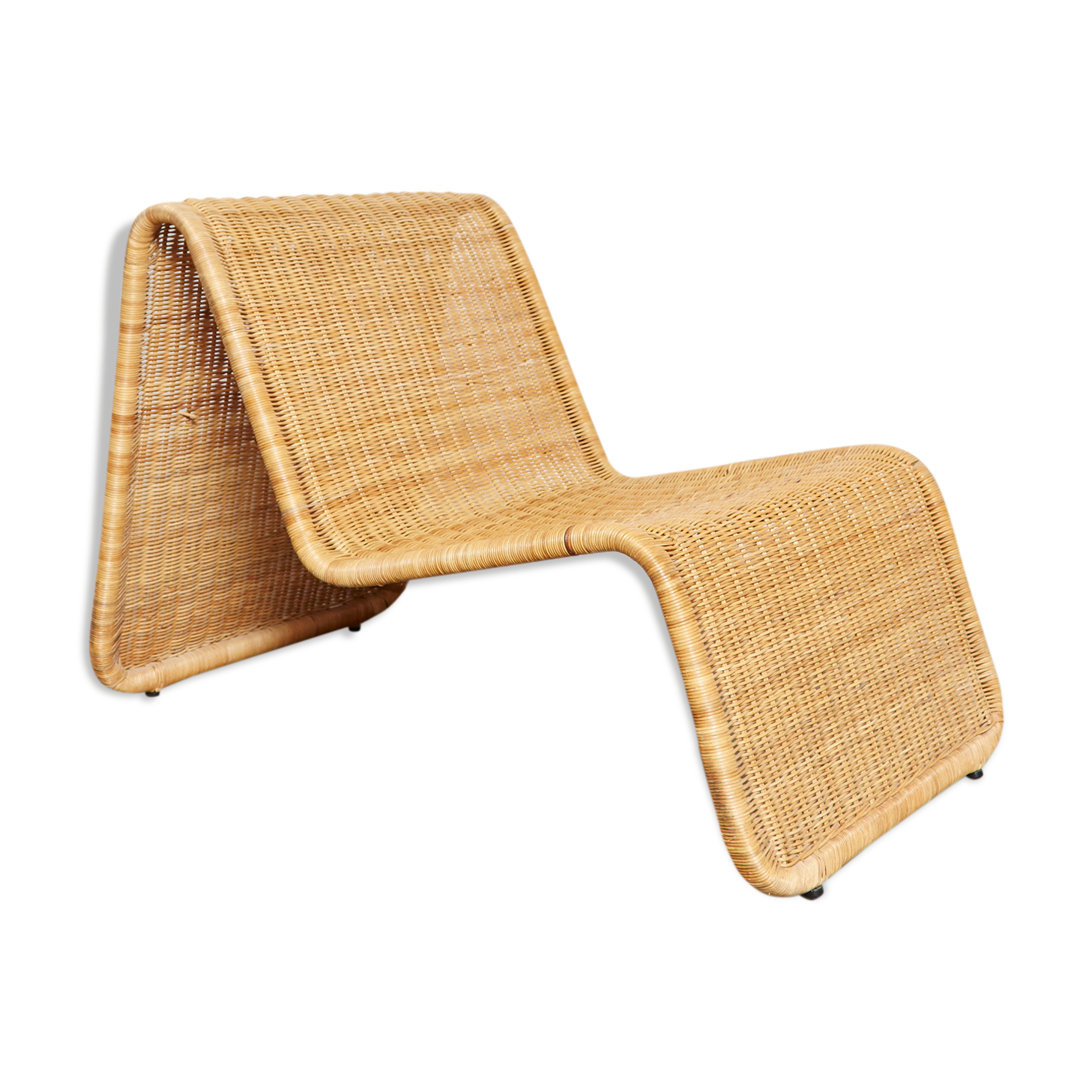 Tito Agnoli wicker chair P3 for Pierantonio Bonacina