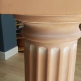 Pink plaster column