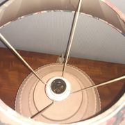 Lampe terre cuite années 60