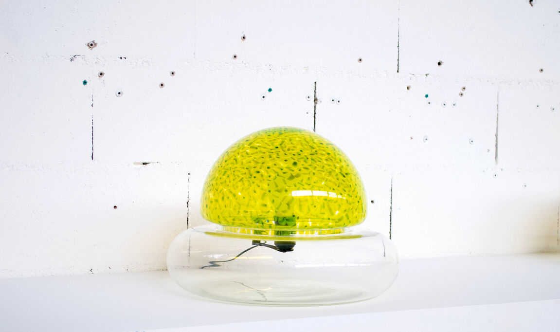 Poveglia lamp 1969 Gae Aulenti vistosi murano editor