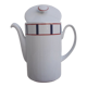 Cafetière basque bleu et rouge