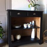 Black vintage Parisian buffet