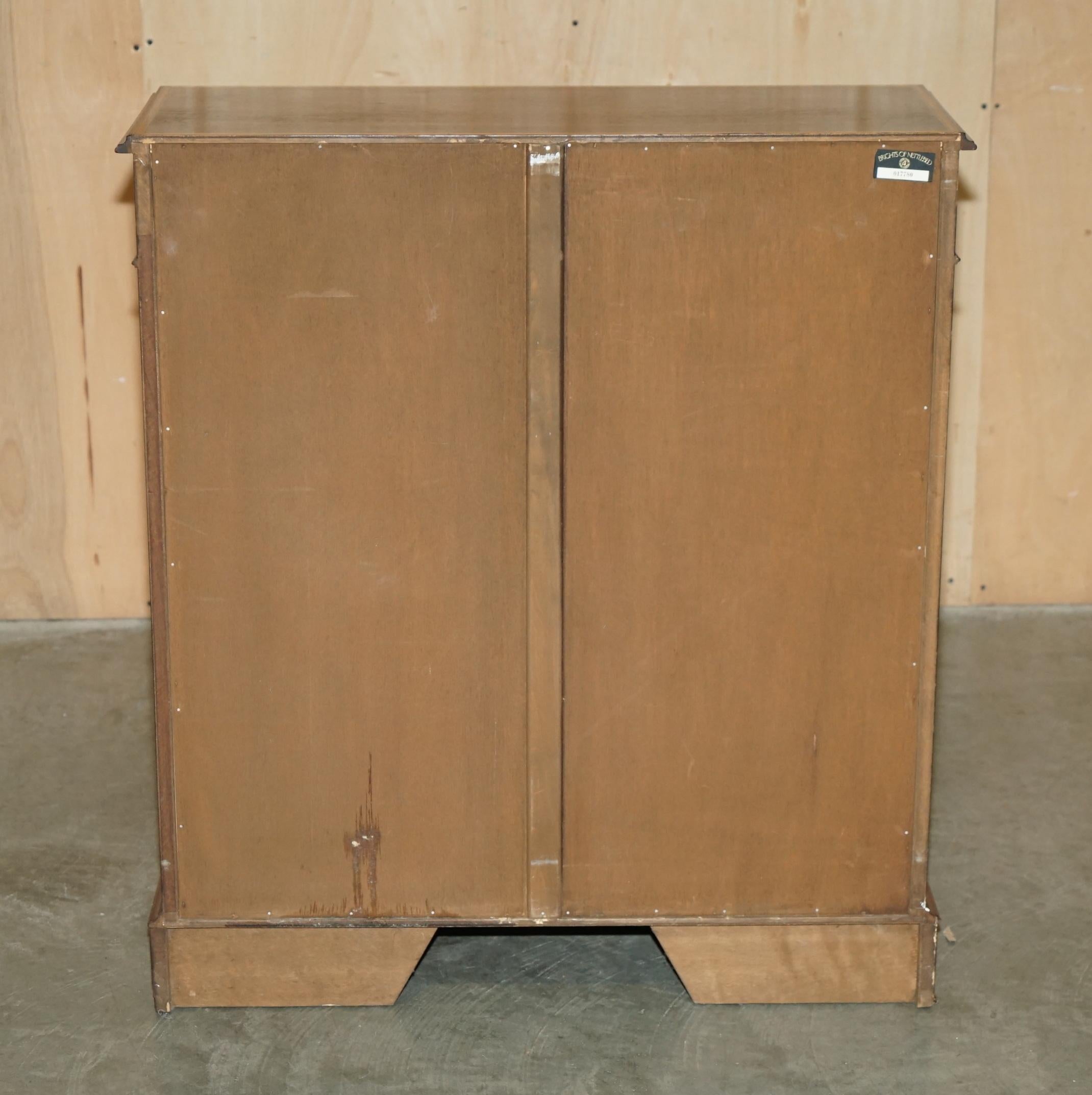 Open dwarf library Sheraton Revival Brights of Nettlebed