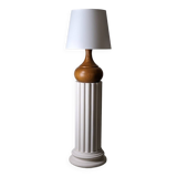 Solid elm lamp - 1970s