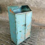Old cabinet iron sideboard blue