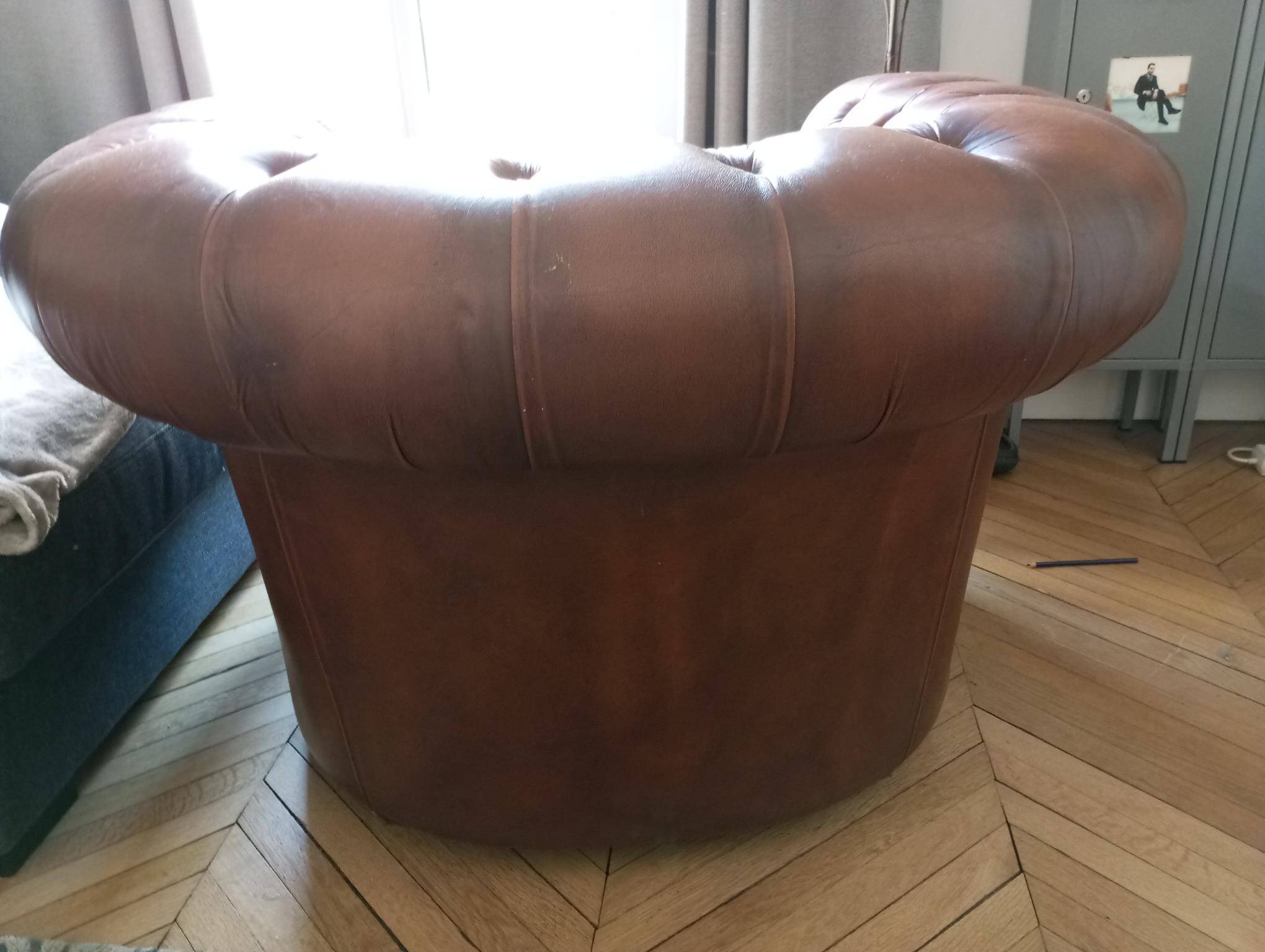 Fauteuil club chesterfield