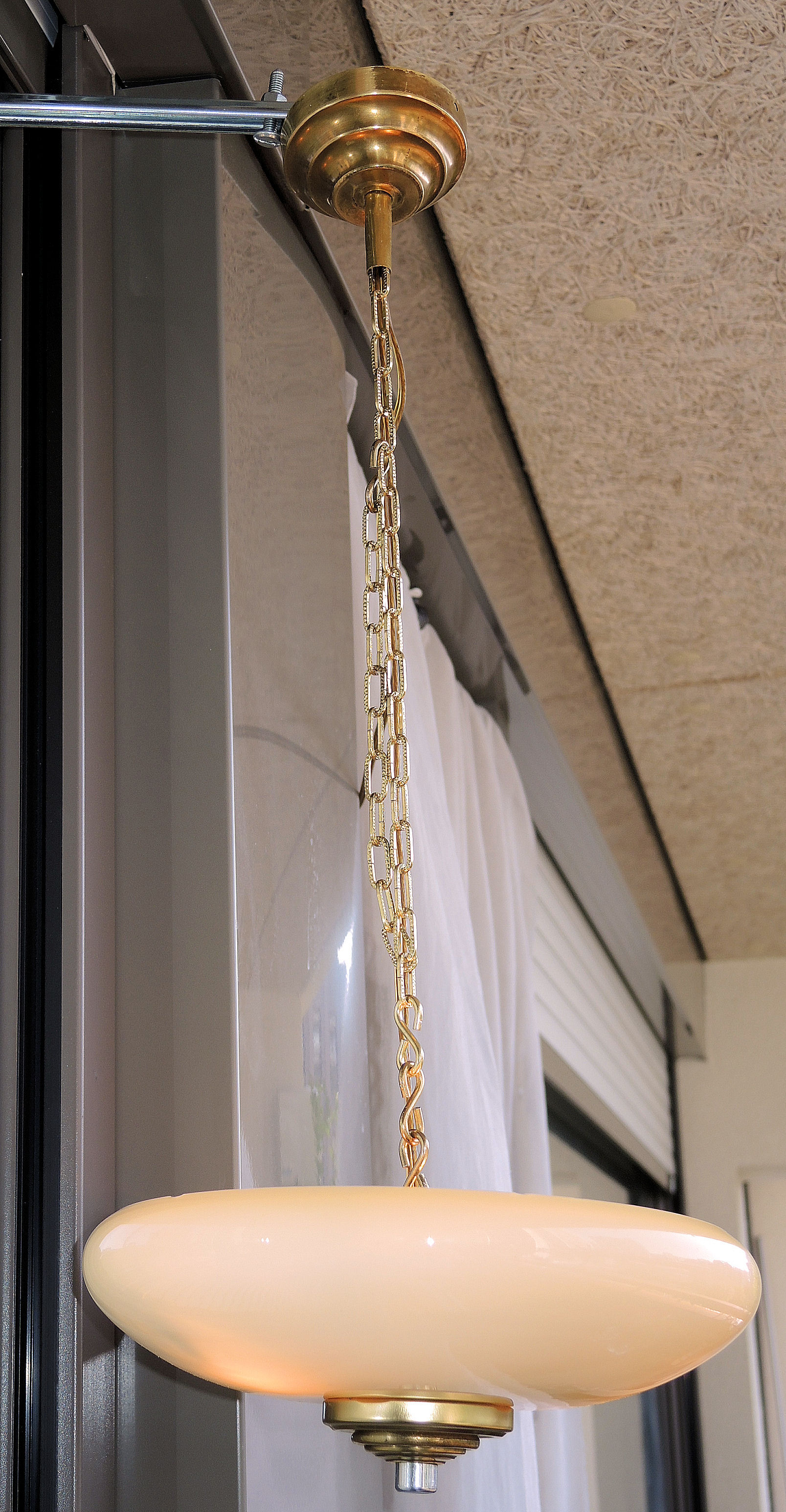 Hanging lamp opaline 24