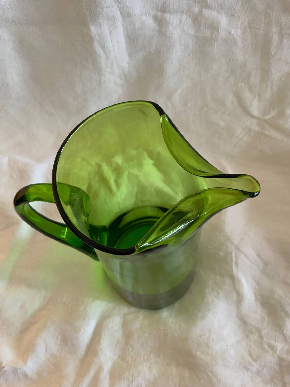 Pot à eau vert Selency x Monoprix Croisé Laroche