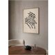 Abstract black composition 50x70 after a painting by Eawy