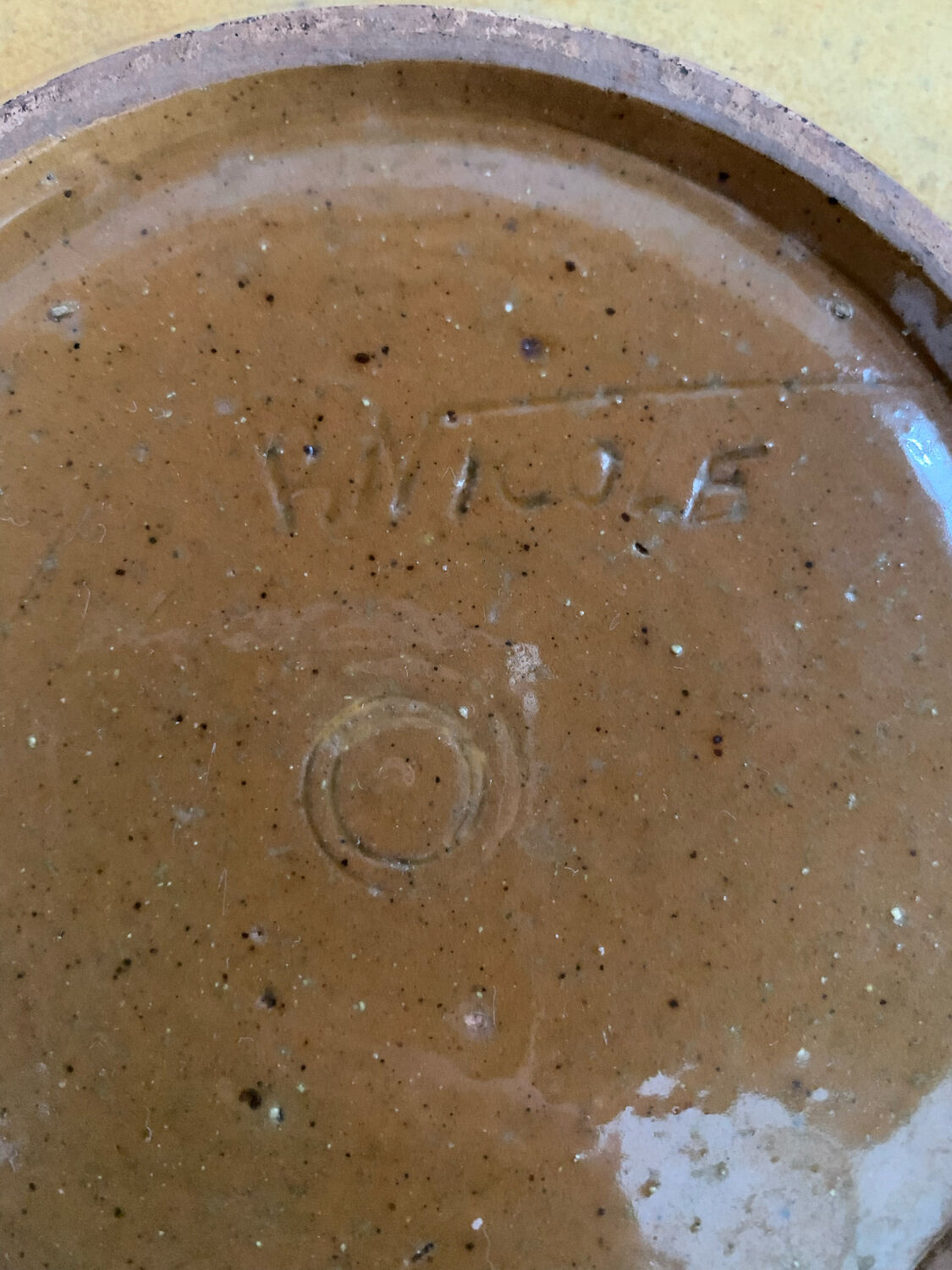 Handcrafted decorative plate