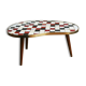 Table basse forme libre en mosaïque des années 60
