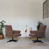 Pair of Czechoslovak swivel chairs year 70