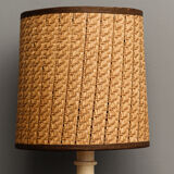 Lampe en bois tourné, design Philippe Capelle