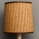 Turned wooden lamp, design Philippe Capelle