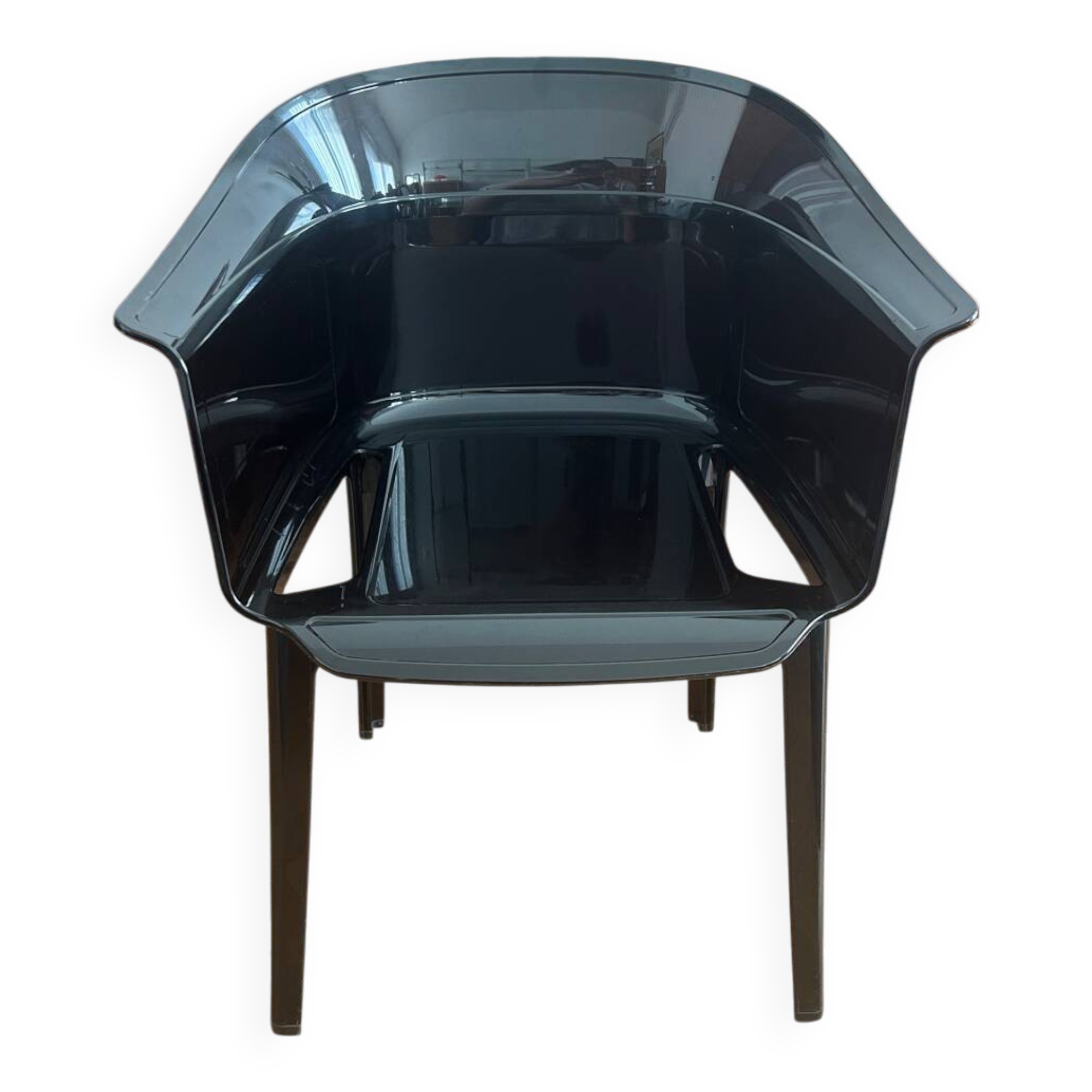 Black "Papyrus" armchair designed by Ronan and Erwan Bouroullec vintage