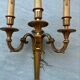 Paires d’appliques bronze Louis XVI Lucien Gau