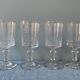 Lot de 4 verres à pieds anciens