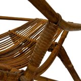 Vintage Rattan Chair Dirk Van Sliedregt Rohe Noordwolde 1960