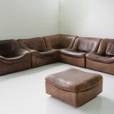 Vintage De Sede DS-46 Modular Sofa + Armchair with Footstool – Year