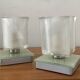 Pair of Ice Cube lamps from the 80s-90s.