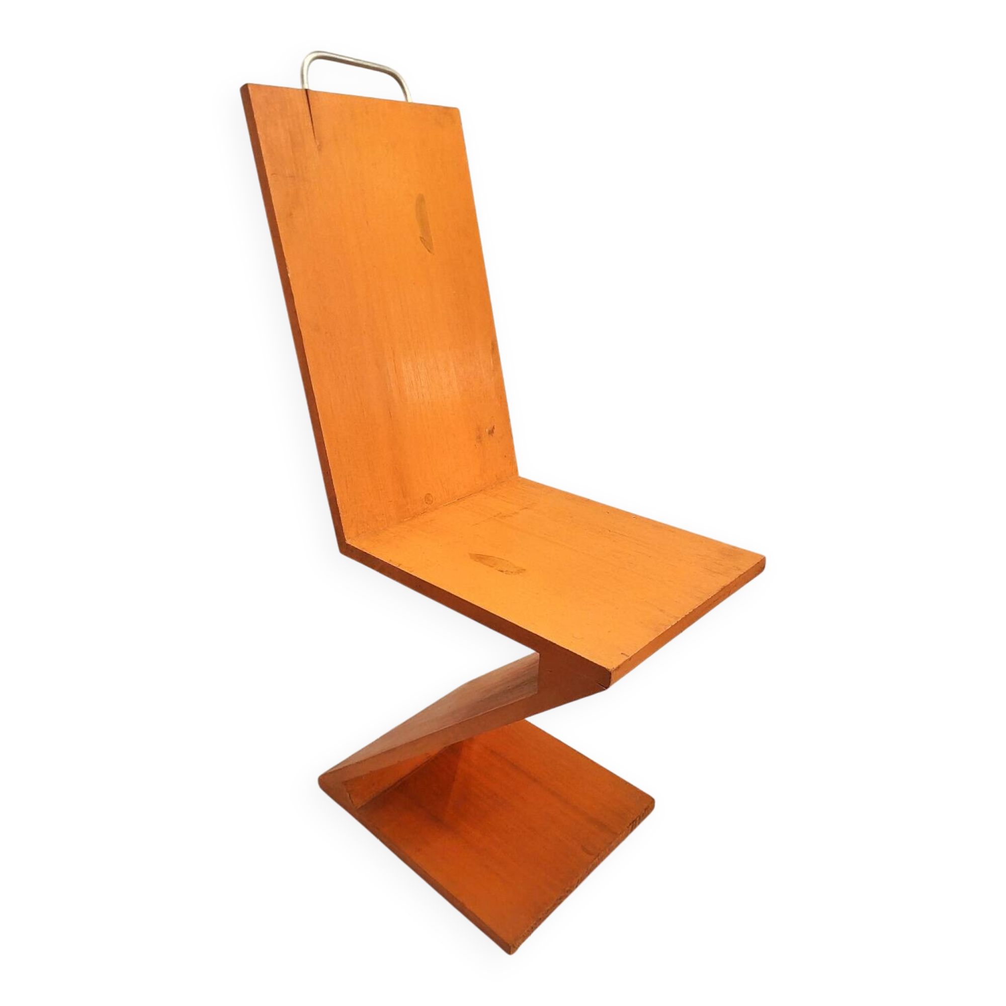 Wooden Zig Zag Chair