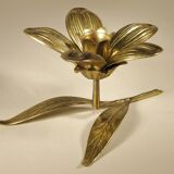 Brass "flower" candle holder - ashtray