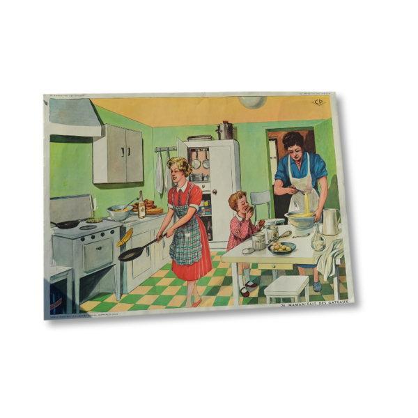 Affiche Scolaire Rossignol Annee 50 Maman Fait Des Gateaux Parc Au Printemps Selency Affiche Scolaire Rossignol Annee 50 Maman Fait Des Gateaux Parc Au Printemps Selency