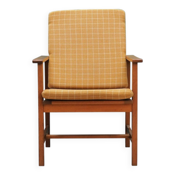 Yellow armchair, Danish design, 1970s, designer: Børge Mogensen