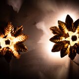 pair Hans Kögl Wall or Ceiling lamps 1970s