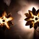 pair Hans Kögl Wall or Ceiling lamps 1970s