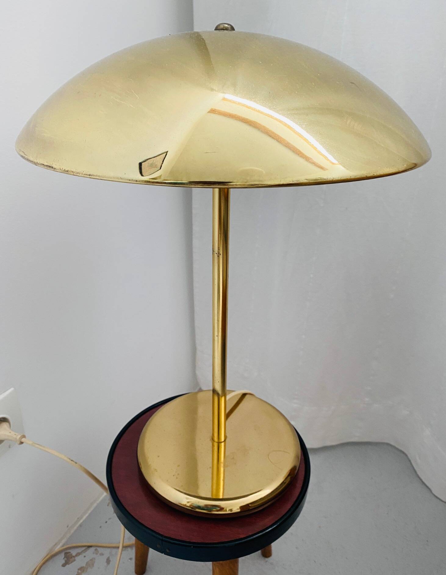 IKEA gold metal lamp from the 70s
