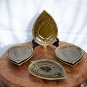 Service ceramic dishes Secla Portugal x 6,retro olive ceramic leaf dish, presentation