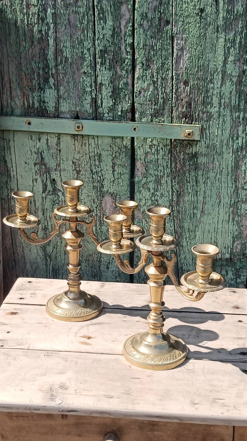 Pair of Italian candlesticks