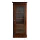 Petit meuble de rangement vitré ancien en bois