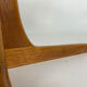 Vintage round teak dining table solid wood danish design 70s