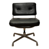 Intermediate Eames Chair from the 1970s in leather.