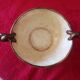 Antique engraved and enamelled ceramic cup