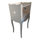 Old weathered bedside
