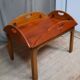 Table basse de bateau en acajou