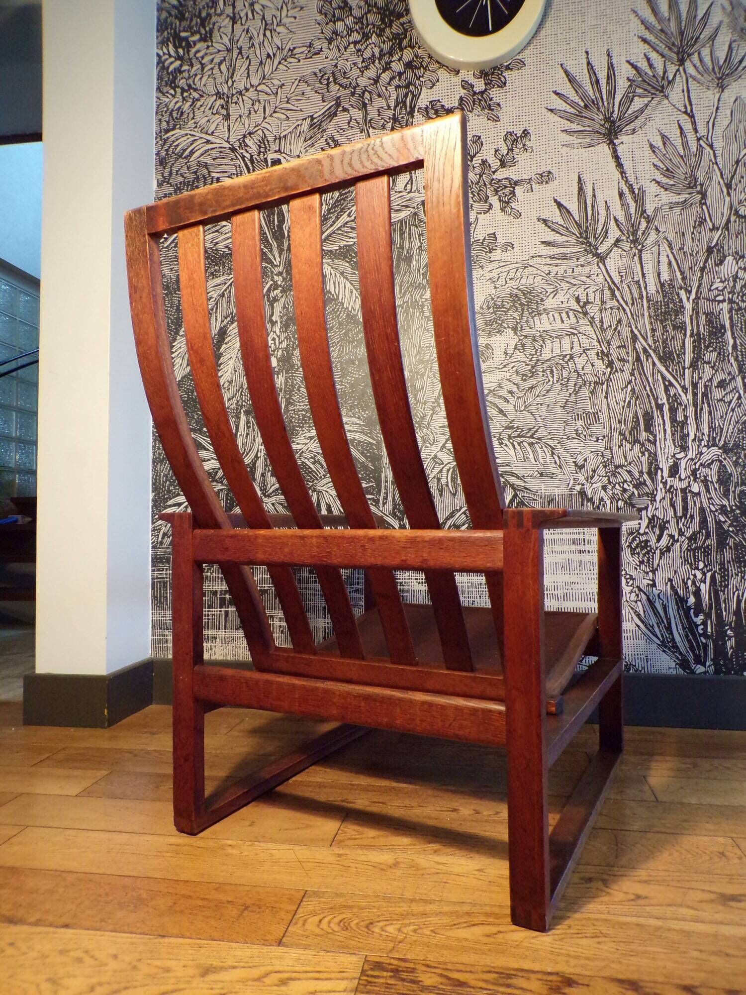 Reclining armchair by Borge Mogensen for Fredericia Denmark 1950s