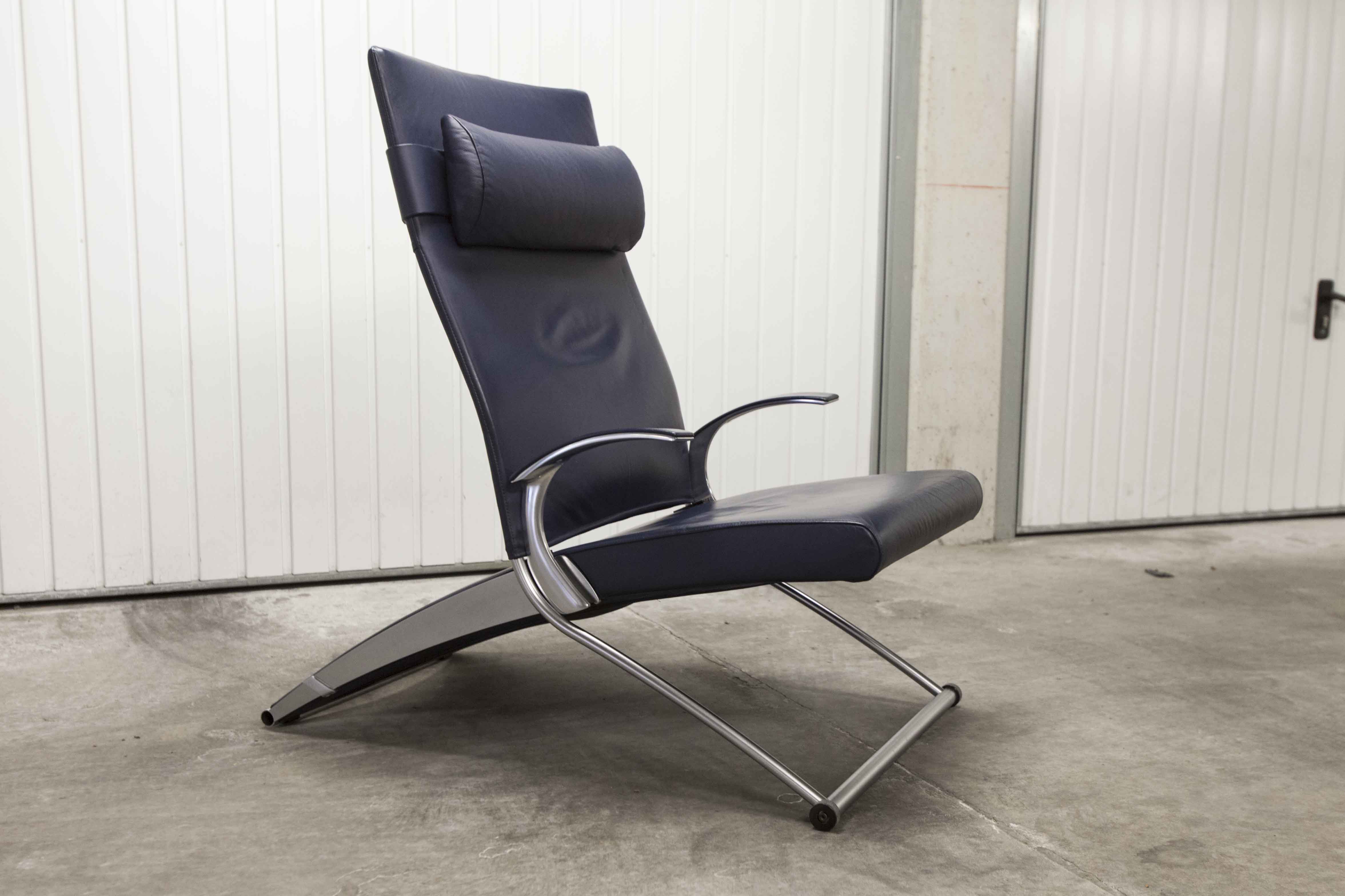 Fauteuil Lounge  "X-chair" par Joachim Nees pour Interprofil